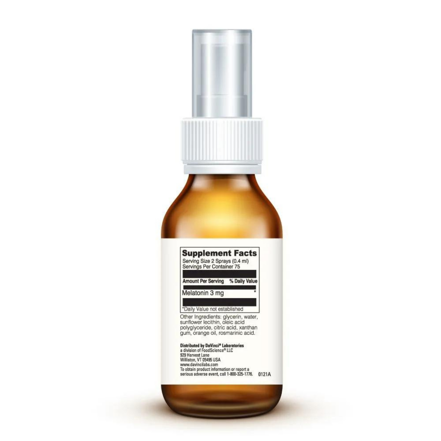 Melatonin 3mg Spray Bottle