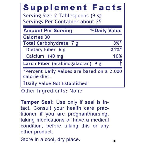 Galactan Prebiotic Fiber