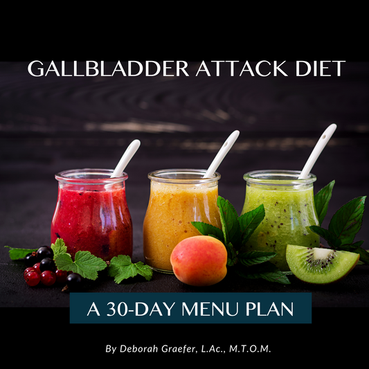 Gallbladder Attack Diet - 30-Day Menu Plan - New & Improved
