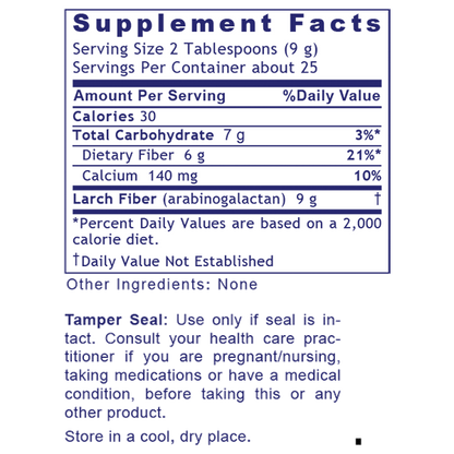 Galactan Prebiotic Fiber